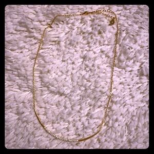 S&D Crescent Necklace - gold
